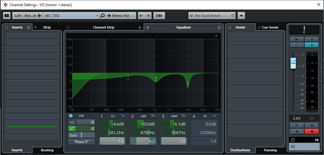 Voice Specific EQ
